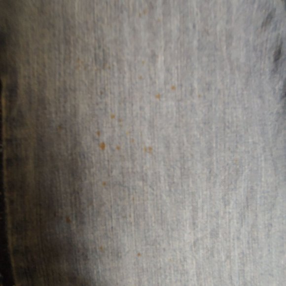 Reba Maxi denim skirt embroidery & contrasting fabric patch pockets size 12 zip - Picture 15 of 16